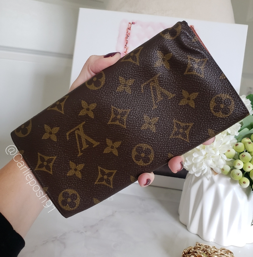Authentic Pre-owned Vintage Louis Vuitton Sarah Flap Long Wallet - Picture 5 of 15